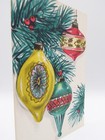 Vintage 1960s Unused Hallmark Christmas Greeting Card Glitter Ornaments Envelope