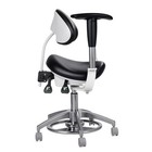 Dental Microscope Surgical Saddle Chair Dynamic Seating Stool Foot Control Pu