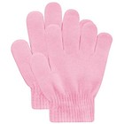 Toddler Magic Mittens Kid Gloves Stretch Full Finger Solid One Size Light Pink