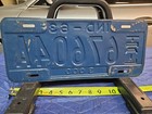 Vintage 1963 Indiana License Plate Trail 67604a Antique 