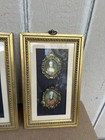 Vintage Mid Century Fine Picture Crafts Nyc Portrait Miniatures Set 8    By 14   