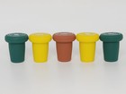 Set Of 10 Silicone Reusable Wine Bottle Stoppers Beverage Beer Cork Stopper