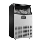 Euhomy Commercial Ice Maker Machine 100lbs 24h Stainless Steel Under Counter Use