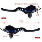 Cnc Motorcycle Master Cylinder Reservoir Brake Clutch Hydraulic Levers 7 8  22mm