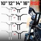 Mx T Bars 14  Rise Handlebar 1-1 4  For Harley Dyna Softail Sportster Touring