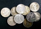 1944  1945 One Random United States  Philippines 10 Centavos Silver Coin - Wwii