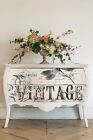 Vintage Large Decoupage Tissue Paper For Furniture And Crafts - 20    X 30   