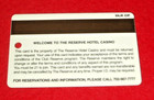 Vintage Club Reserve Hotel Casino Las Vegas Players Slot Club Card