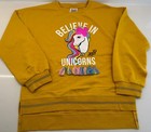 Jojo Siwa Unicorn Girl s French Terry Sequin Sweatshirt Big Girl Kid L 10-12
