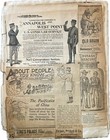 Antique Newspaper Advertisement Ephemera Scrapbook Pages