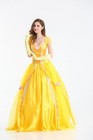 Womens Halloween Beauty And The Beast Belle Cosply Costume Dress Outfit