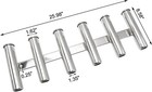 6 Tubes Stainless Steel Boat Fishing Rod Holder Rod Rack For Yacht truck Rv