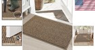 Absorbent Entrance Mat 24x36 - Low Profile Floor Rug  Beige