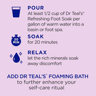 Foaming Bath With Pure Epsom Salt  Soothe   Sleep With Lavender  34 Fl Oz