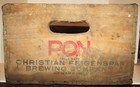 P o n  Feigenspan Beer Ale Newark New Jersey Wood Shipping Crate
