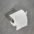 Rectangular 3piece Bathroom Accessory Set Toilet Paper Holder Robe Hook Towel H
