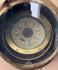 Antique Brass Maritime Nautical Marine Binnacle Compass W  Kerosene Side Burner