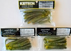 Lot Of 3 Keitech 3 5  Swing Impact Swimbaits In Perch Color