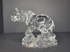Princess House Wonders Of The Wild Clear Crystal Elephant Figurine Statue 