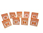 Individual Whataburger Restaurant Table Tent Numbers - Modern Matte
