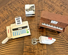 Lot Of 4 Vintage 80s 90s Novelty Magnets     Fax Machine  Piano  Mixer  Can Opener