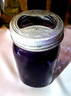 Ball Purple Mason Jar  antique Wide Mouth Presto Glass Lid   Quart Canning Fruit