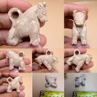 Roman Very Ancient Old Rare Stone Carved Unique Amulet Rare Animal