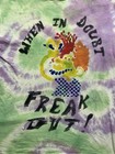 Vintage 90   s Grateful Dead    when In Doubt  Freak Out    Lot Tye-dye T-shirt Size L