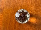 Vintage Czech Glass Crystal Ball Fortune Telling Dice 32 Sided