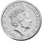 2016 5 Great Britain Queen Beast Lion Of England 2 Oz Silver Bu Coin G2u