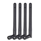 Dual Band Wifi Antenna 2 4ghz 5ghz 3dbi Mimo Rp-sma Male  4-pack  For Router  Us