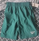 Reebok Kid s Green Athletic Shirt   Short L  Set With Inseam Pockets Drawstring