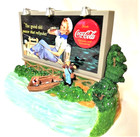 Coca Cola Spring Billboard Light-up Musical Bank -1940 Cc Image -1996 New In Box