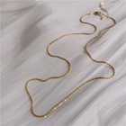 Titanium Steel Double Layer Sparkle Star Chain Necklace Gold Silver Tone Choker