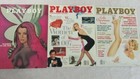 Lot Of 12 Vintage Playboy Magazine Front Covers - No Doubles - No Magazines