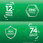 Super Poligrip Free Denture Adhesive Cream Zinc-free 2 4oz  4 Pack  12-hour Hold