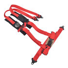 A114220rd Seat Belt Harness 4 Point 2  Padded For Polaris Rzr Xp S 4 1000 Red