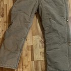 Vintage Carhartt Usa 998qzr Corduroy Collar Canvas Insulated Work Coveralls Usa