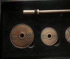 Mini Barbell Set 4oz  999 Copper Barbell Set- Mintage Of 1000 - New In Stock