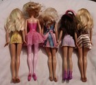 Lot Of 5 Vintage Mattel Barbie Dolls