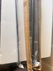 10 Pack Adjustable Curtain Rod Set 48-86  Black Chelsea Finial Window Rods