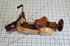 Wooden Vespa Motorbike Scooter Model Motorcycle Italian Style Handmade Wood
