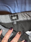 Vans Men s Size 34 Black Canvas Denim Skateboard Chino Shorts 5-pocket Walkshort