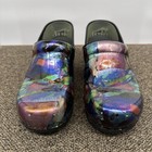 Dansko Xp 2 0 Shoes Clogs Womens Size 39 Multicolor Patent Leather Work Nursing