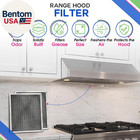 Stove Hood Vent Filter 10 5  X 8 8  41f 97007696 Fit s Nutone   Broan Range Hood