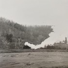 Vintage Steam Locomotive Freight Train Railroad Photo 4x5 B w Gelatin Original