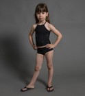 Nununu Black Star Collar Bikini Set D1005 Girls Size 12-14 Y