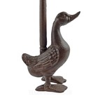 Duck Doorstop Door Porter With Handle Antique Style Cast Iron 20 5  Tall