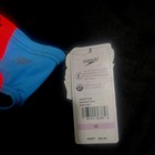 Speedo Swim Brief Mens 32 Colorblock Black Orange Blue Eco Endurance Nwt
