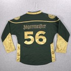 Jagermeister 56 Hunter Drink Promo Green Football Hockey Jersey Shirt Mens Large
